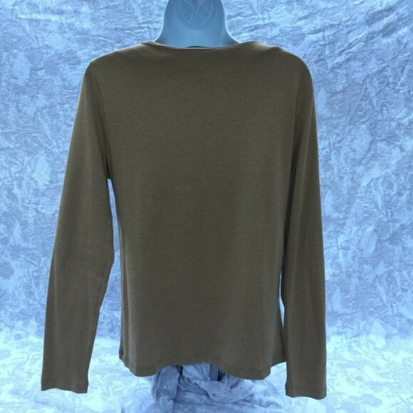 LAUREN RALPH LAUREN Brown Beaded Embellished Knit - Picture 4 of 5
